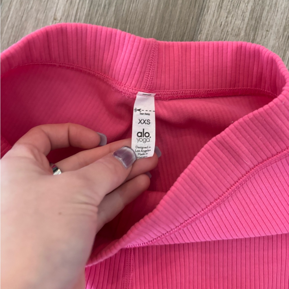 alo yoga ribbed leggings